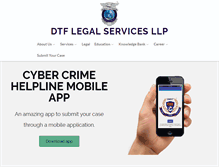 Tablet Screenshot of dtfservice.com